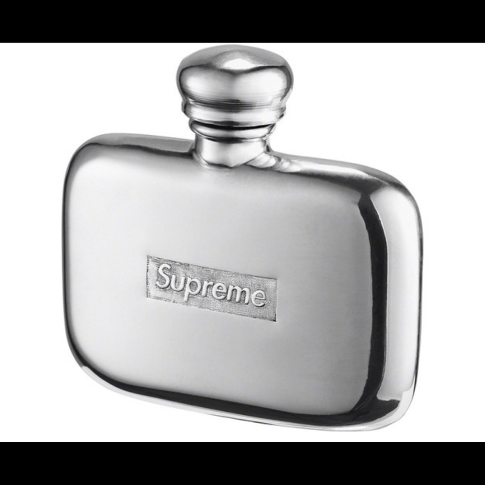 Supreme 1.5 oz mini pewter flask